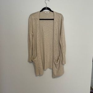 Oversized Open Cardigan